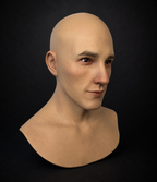 Realistic Silicone Mask Full Head Platinum Silicone Mask