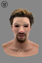Hunter full head silicone mask front view