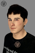 Realistic male silicone disguise mask