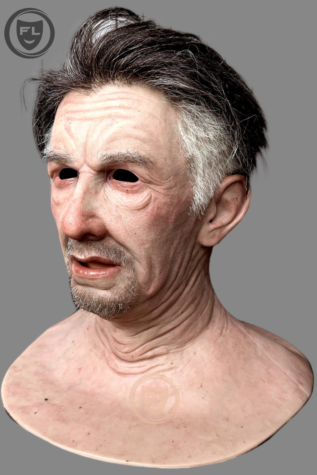 Ultra realistic old man silicone mask