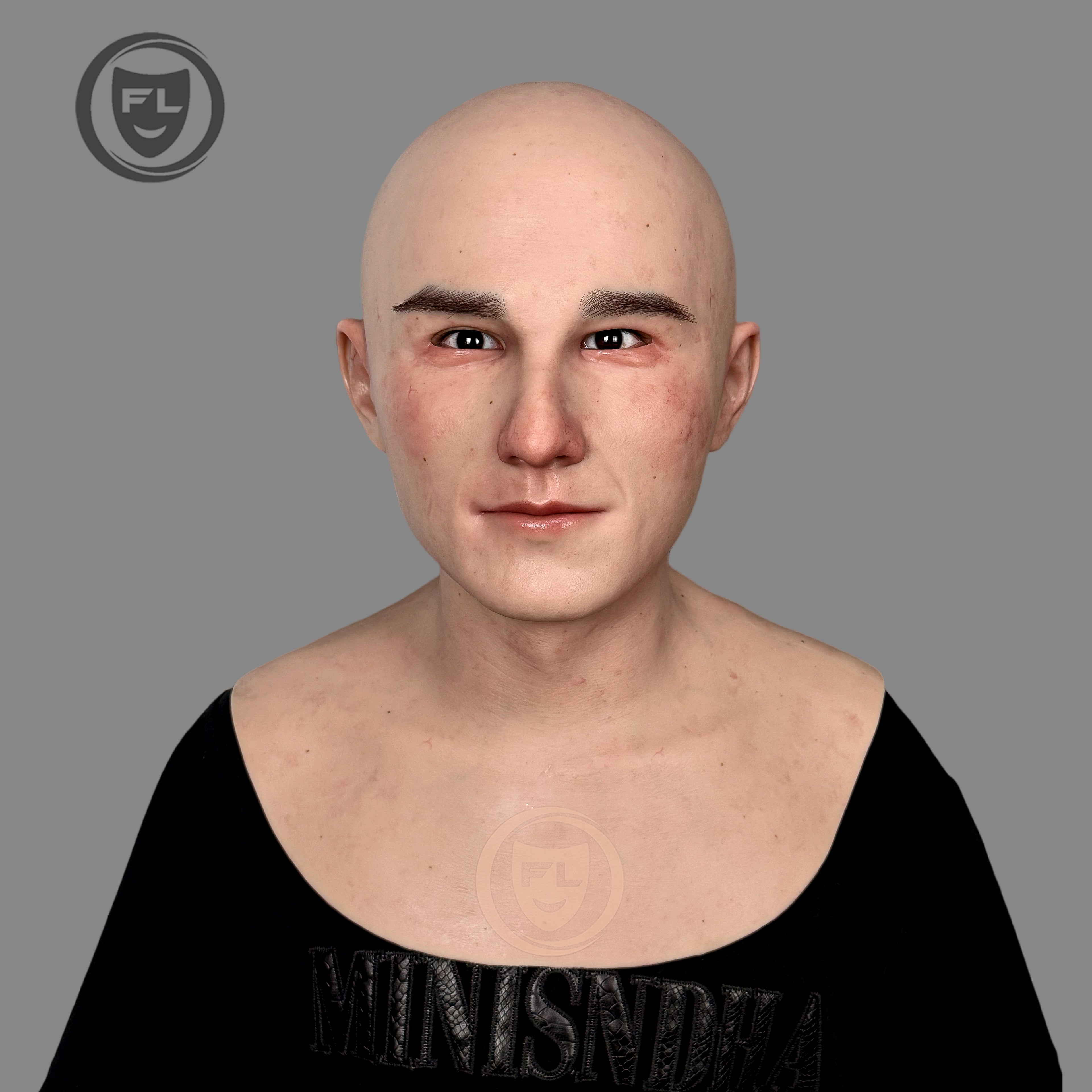 Elva realistic female silicone mask front view