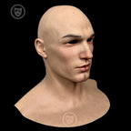 Ultra realistic silicone mask side profile