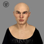 Lester realistic silicone mask front view