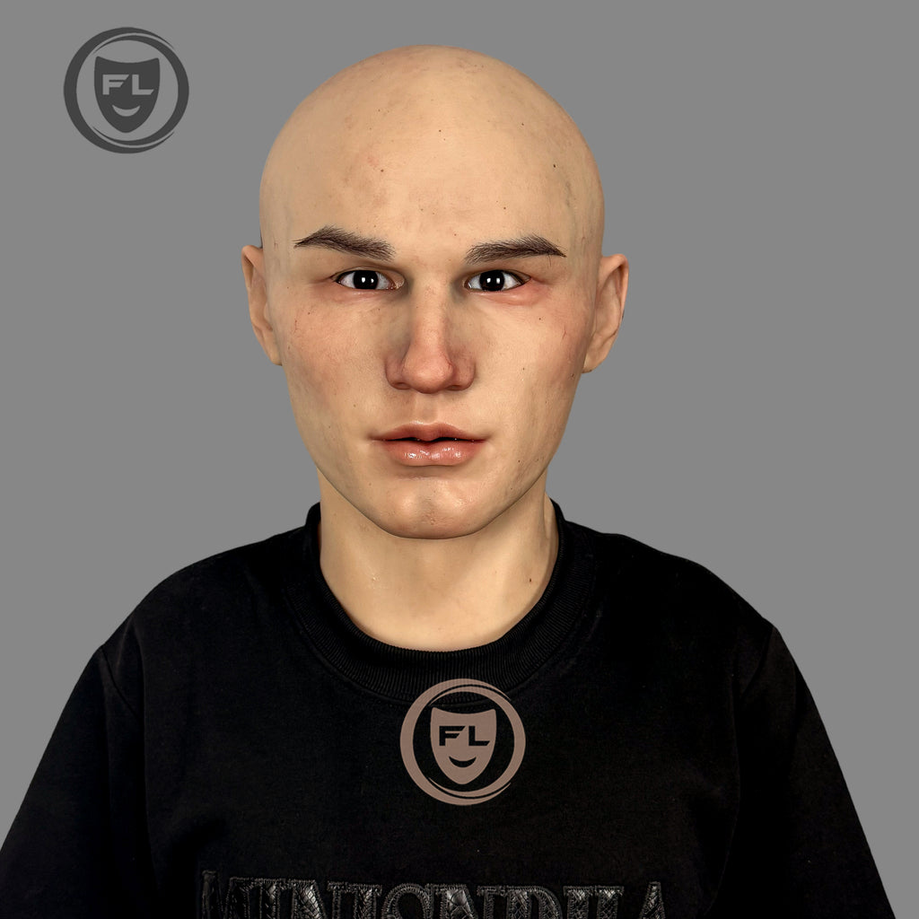 Realistic silicone mask for film and cosplay