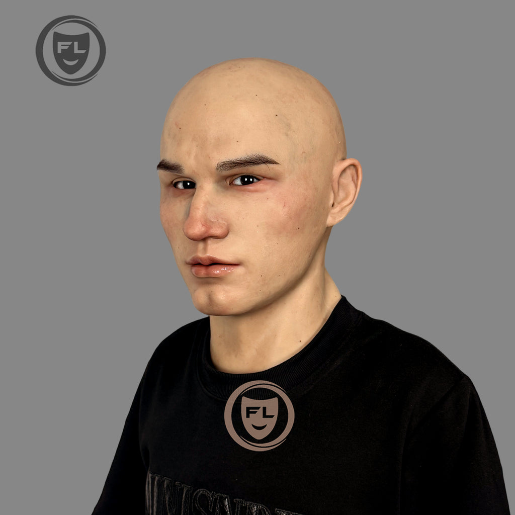 Full head realistic disguise silicone mask