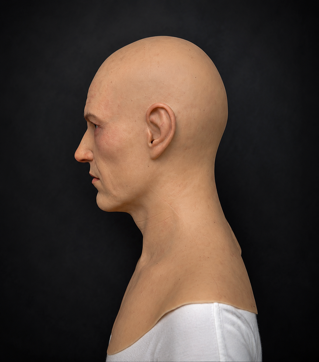 Hyper Realistic Old Male Silicone Mask Full Head Cosplay Mask