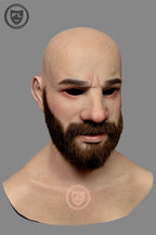 Arthur bald silicone mask side profile