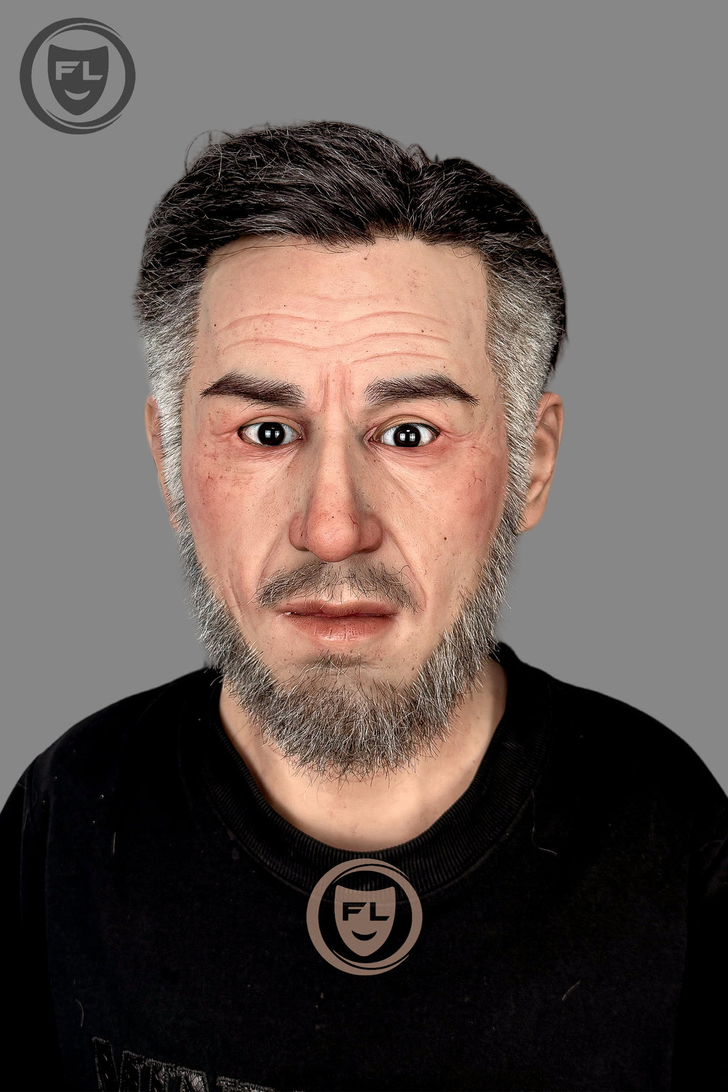 Realistic male silicone mask for Halloween cosplay
