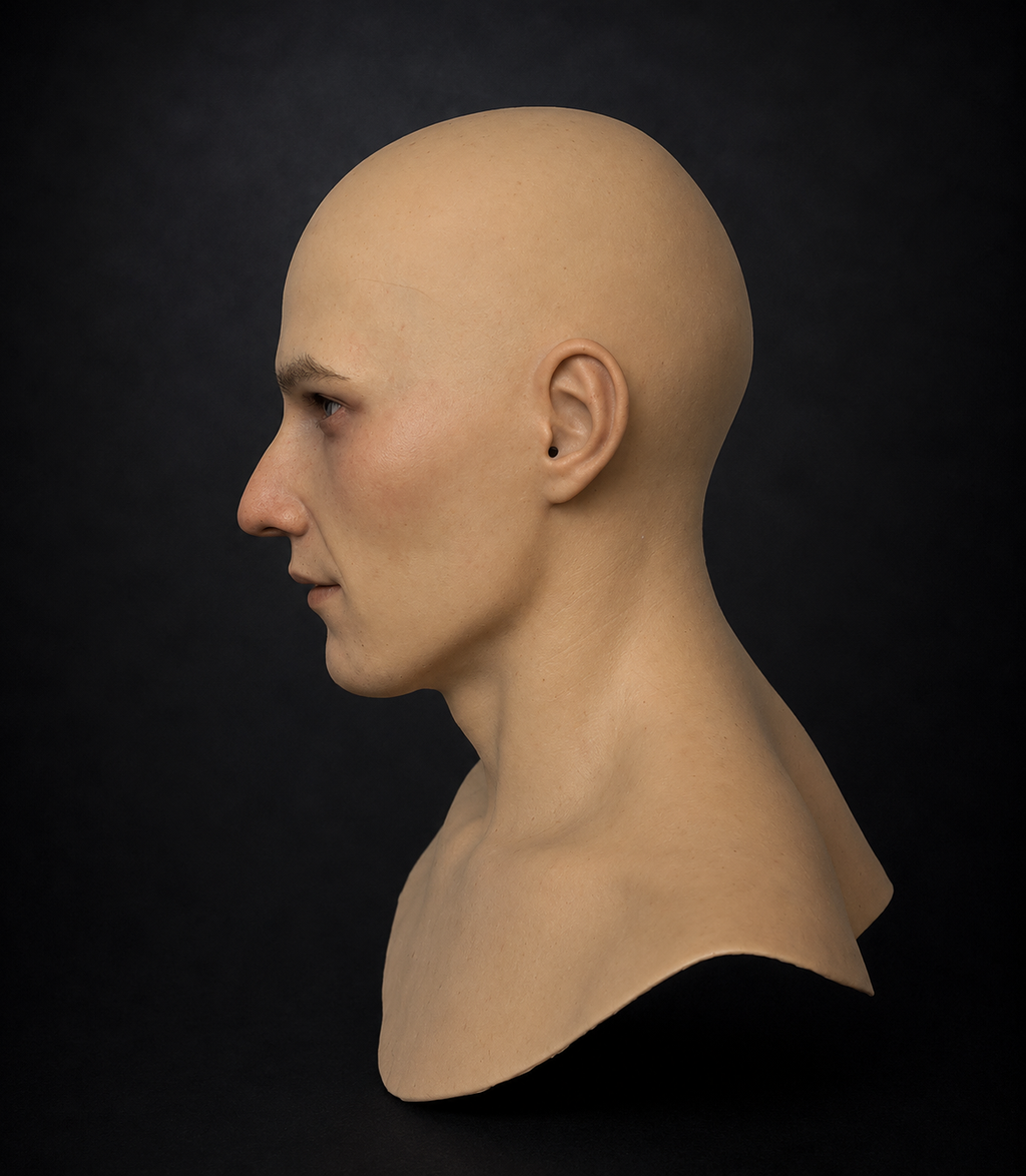Realistic Silicone Mask Full Head Platinum Silicone Mask