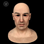 Full head old man silicone cosplay mask