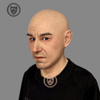 Professional old man silicone mask for film and cosplay