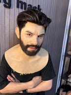 Professional bearded disguise silicone mask