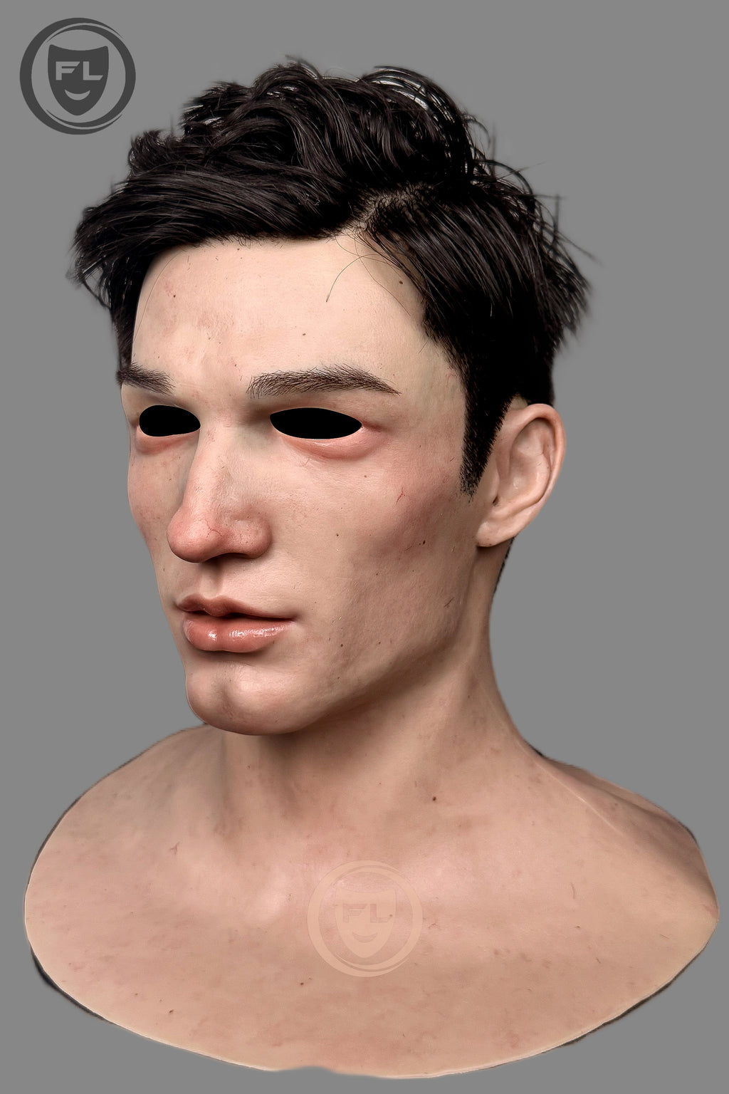 Ultra realistic male cosplay silicone mask