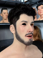 Professional bearded disguise silicone mask