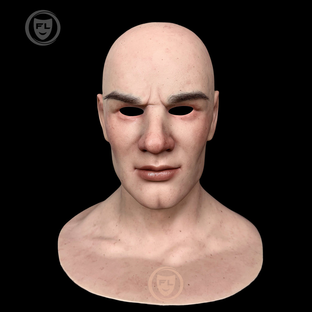 Full head male silicone cosplay mask