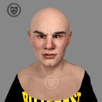 Hunter realistic silicone mask front view