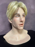 Handsome man silicone mask
