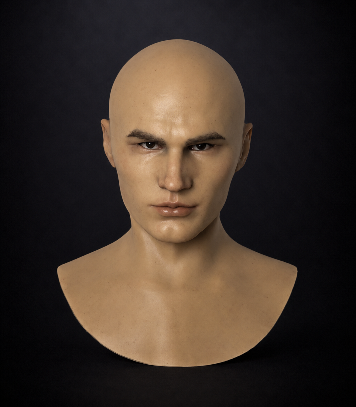 Hyper Realistic Male Silicone Mask Full Head Cosplay Costume for Halloween FX