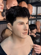 Realistic male Halloween silicone mask
