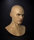 Hyper Realistic Male Silicone Mask Full Head Cosplay Costume for Halloween FX