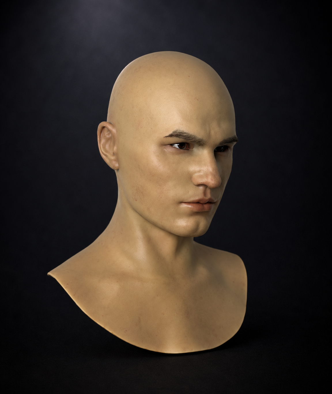 Hyper Realistic Male Silicone Mask Full Head Cosplay Costume for Halloween FX