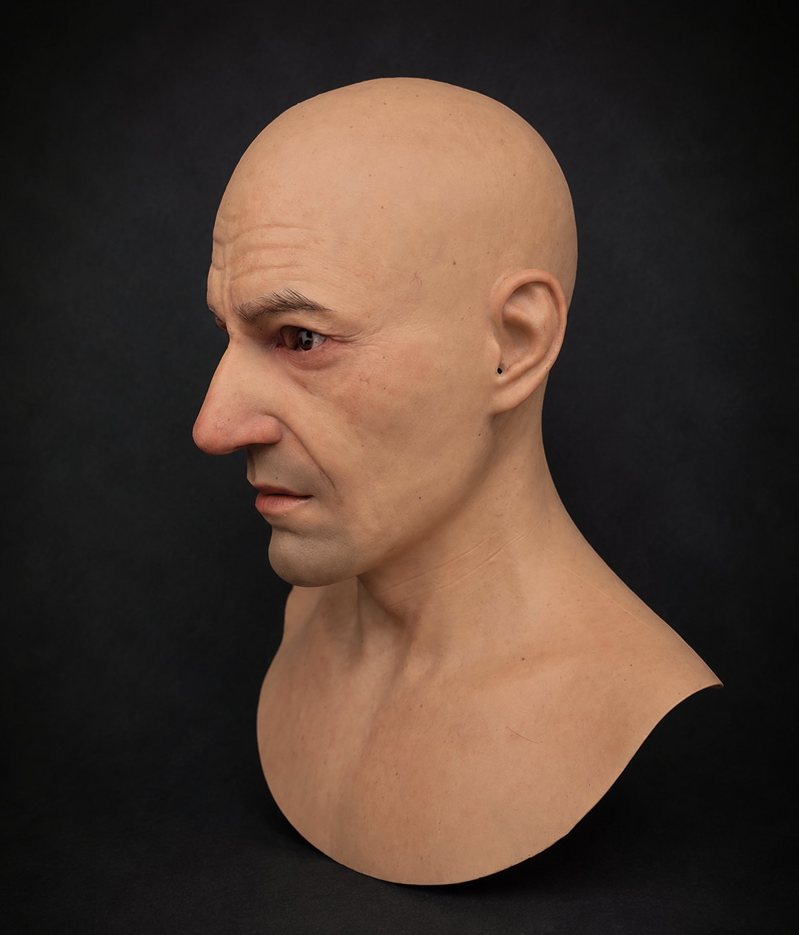 Hyper Realistic Old Male Silicone Mask Full Head Cosplay Mask