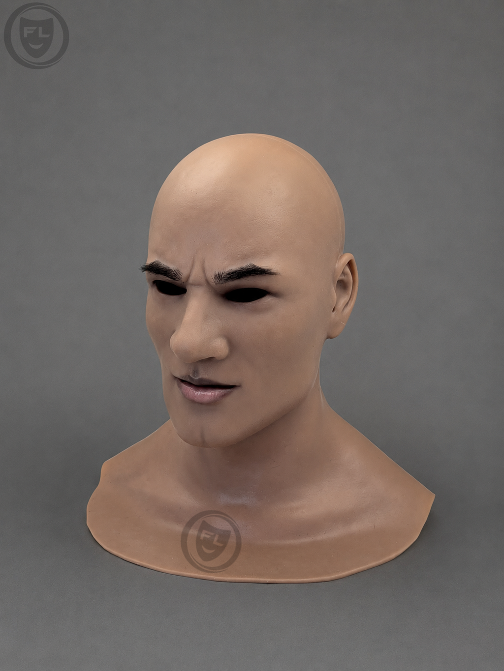 realistic silicone mask right side profile