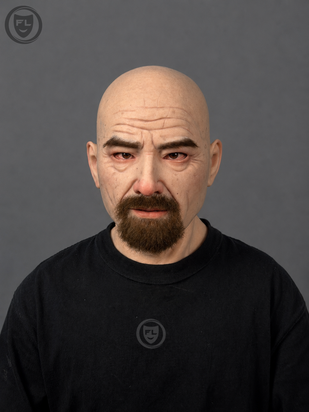male film production mask worn front view