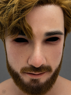 realistic silicone mask face texture close up